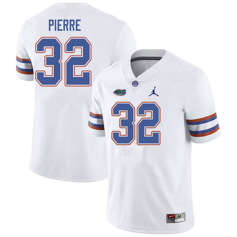 NCAA Florida Gators Jesiah Pierre Men's #32 Jordan Brand White Stitched Authentic College Football Jersey ING2264BQ